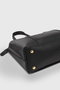 Zoozie Bags Bolsa de Hombro de Cuero PU Negro